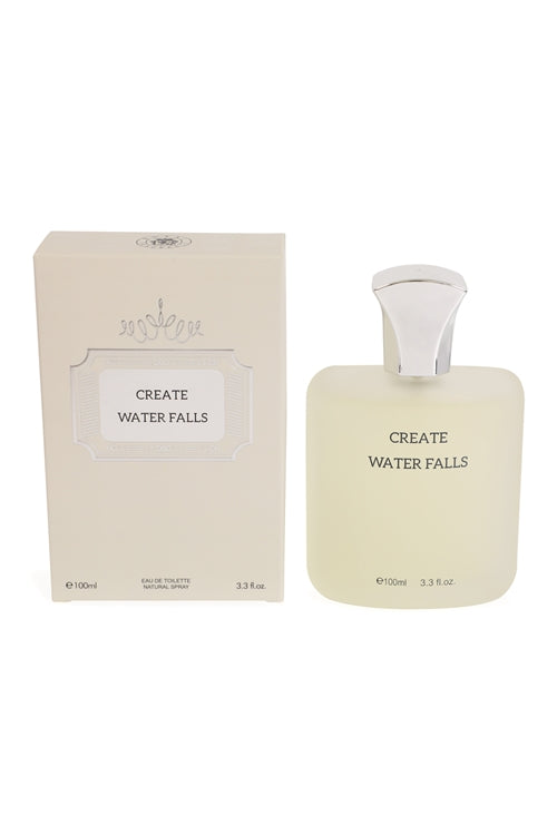 Create Water Falls Spray Cologne Eau De Toilette For Men - 100ML/3.3 FL.OZ.