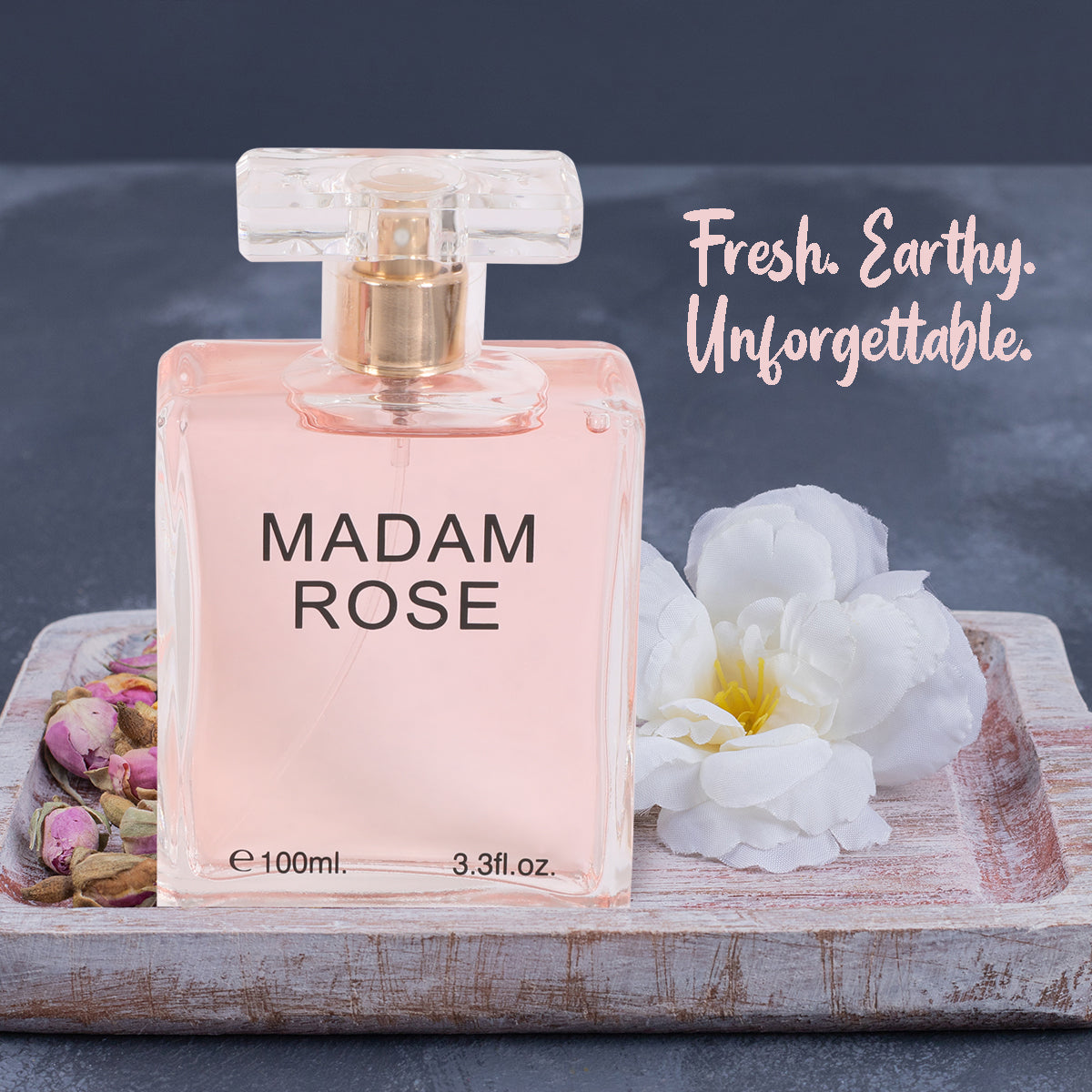 Madam Rose Spray Perfume Eau De Parfum For Women - 100ML/3.3 FL. OZ.