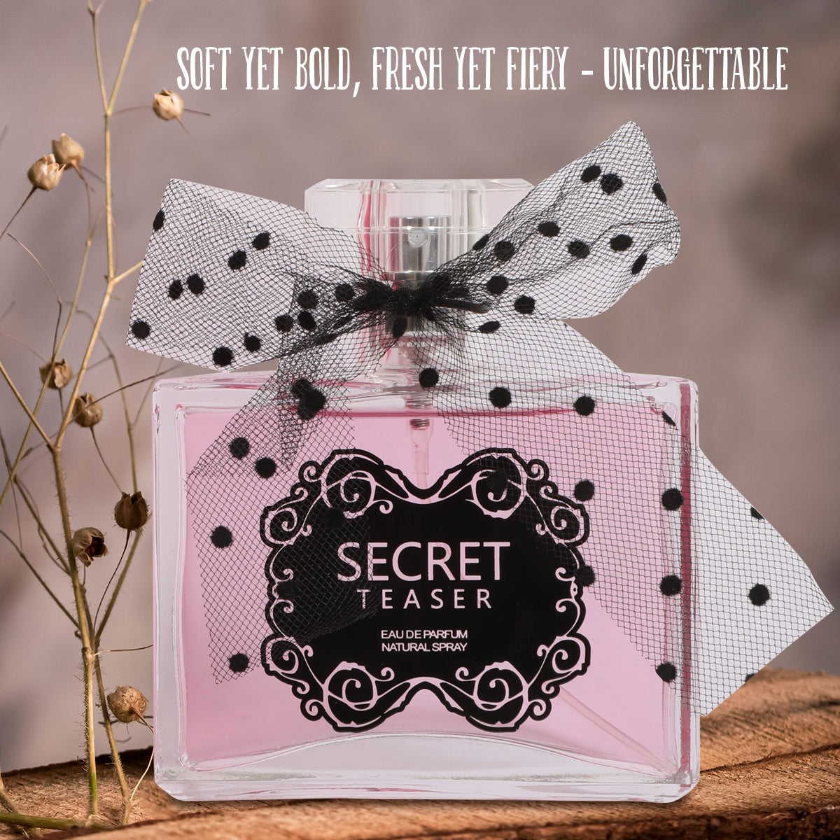 Secret Teaser Spray Perfume Eau De Parfum For Women - 100ML/3.3 FL.OZ.