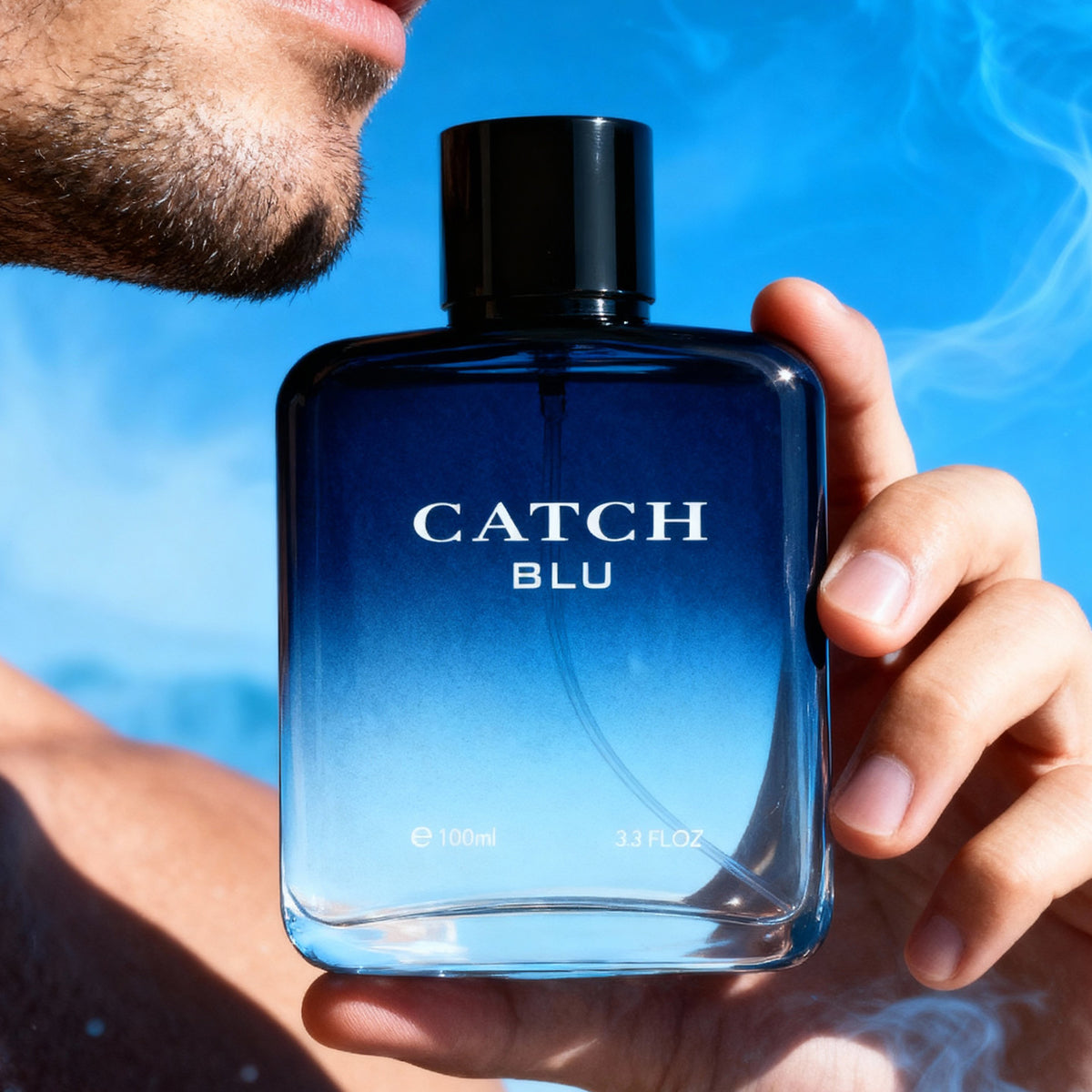Catch Blue Spray Perfume Eau De Toilette For Men - 100ML/3.3 FL.OZ.