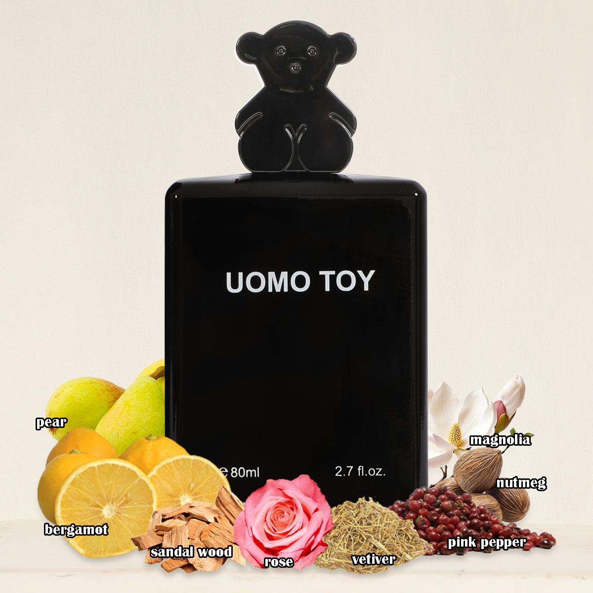 Uomo Toy Spray Cologne Eau De Parfum For Men - 80ML/2.7 FL.OZ.