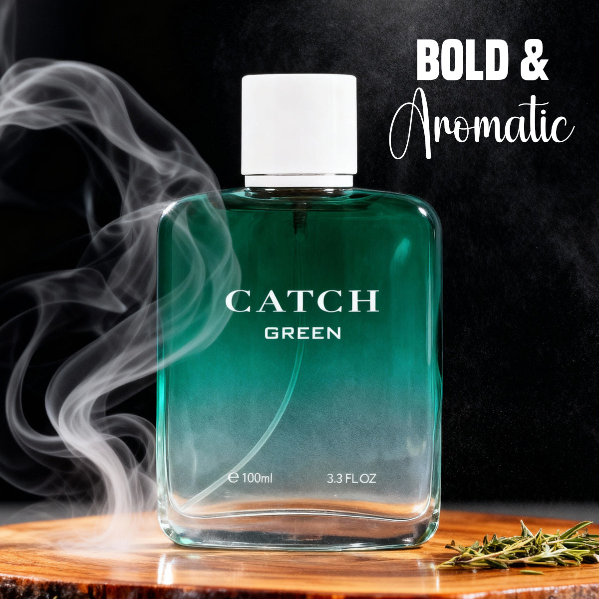 Catch Green Spray Perfume Eau De Toilette For Men - 100ML/3.3 FL.OZ.