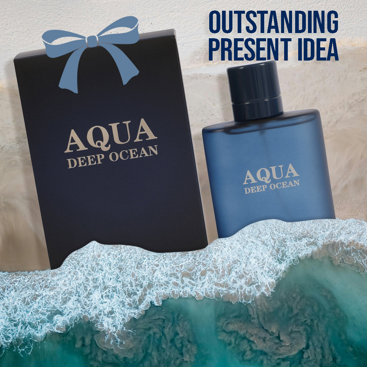 Aqua Deep Ocean Spray Cologne Eau De Toilette For Men - 100ML/ 3.3 FL.OZ.