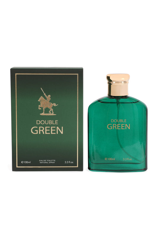 Double Green Spray Cologne Eau De Toilette For Men - 100ML/3.3 FL.OZ.