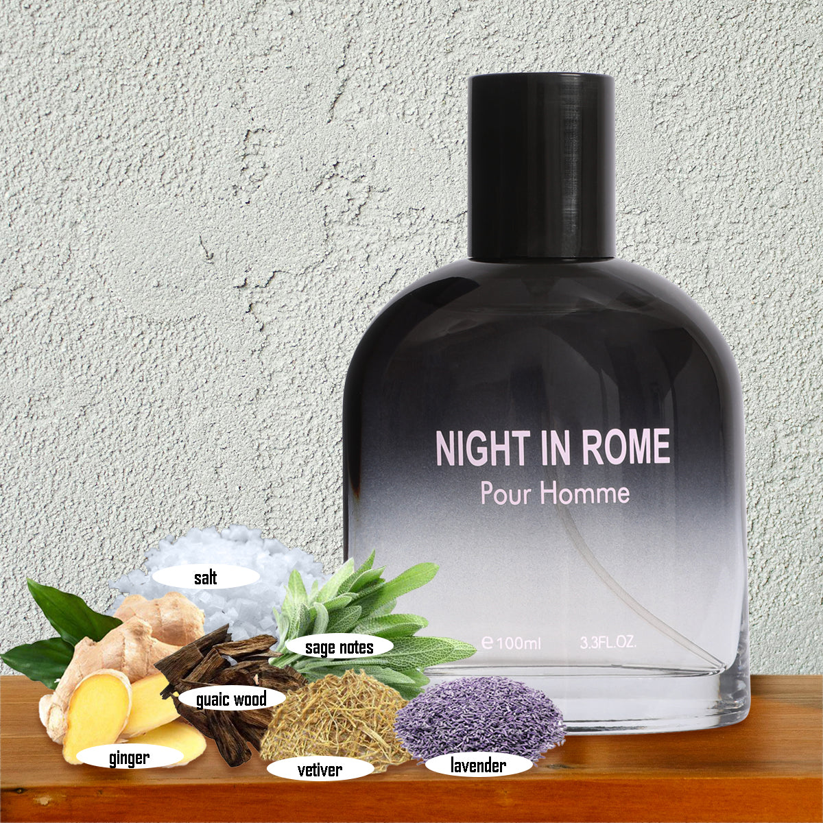 Night In Rome Spray Cologne Eau De Toilette For Men - 100ML/3.3 FL.OZ.