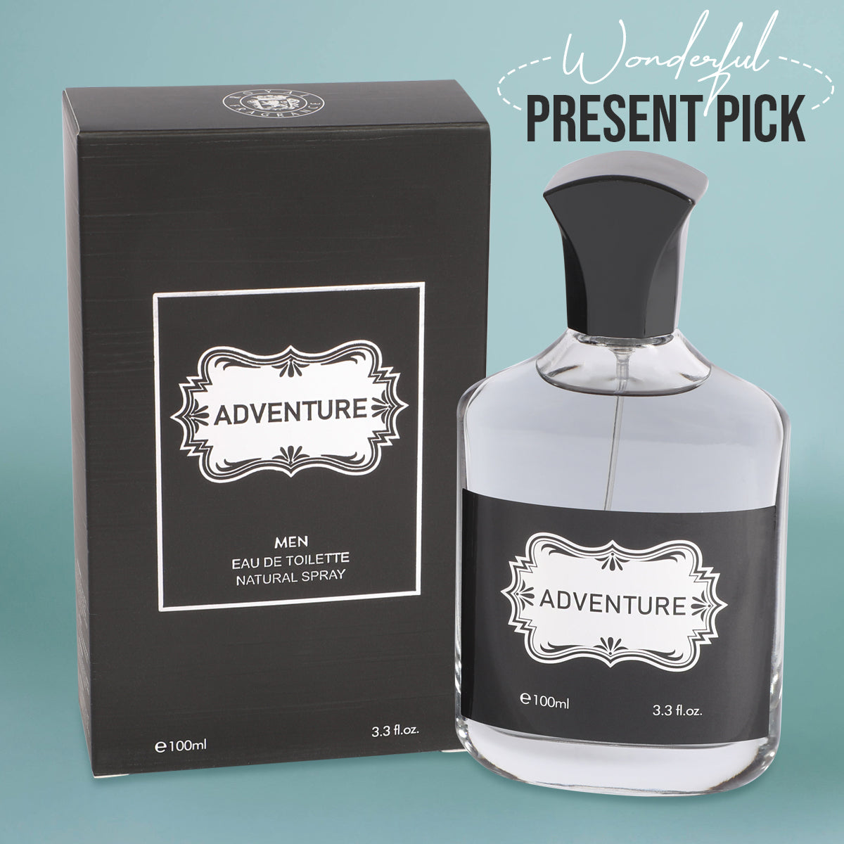 Adventure Spray Cologne Eau De Toilette For Men - 100ML/3.3 FL.OZ.