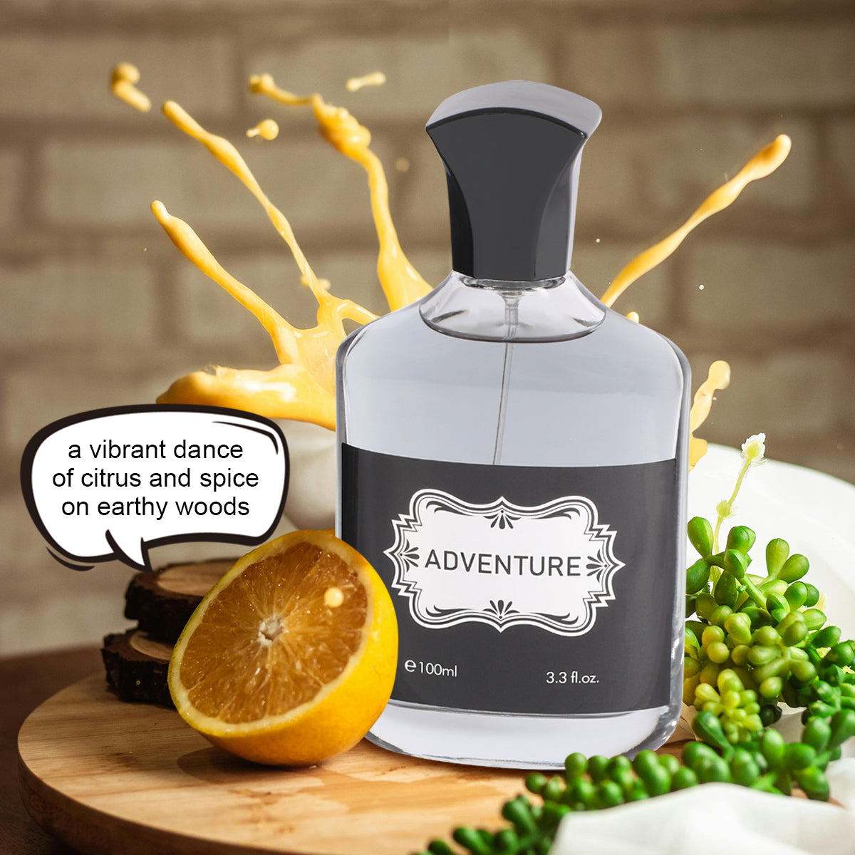 Adventure Spray Cologne Eau De Toilette For Men - 100ML/3.3 FL.OZ.