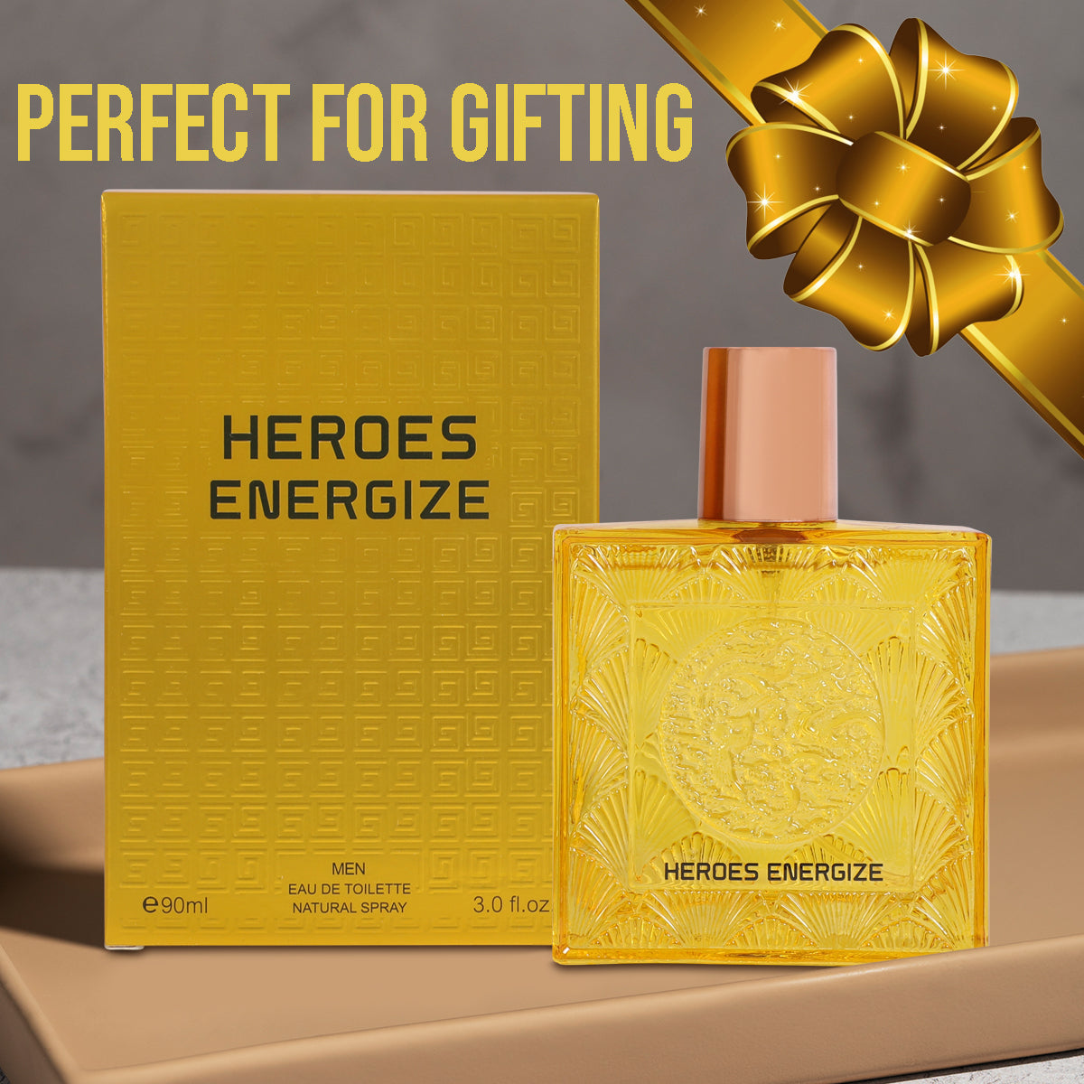 Heroes Energize Spray Cologne Eau De Toilette For Men - 90ML/3.0 FL.OZ.