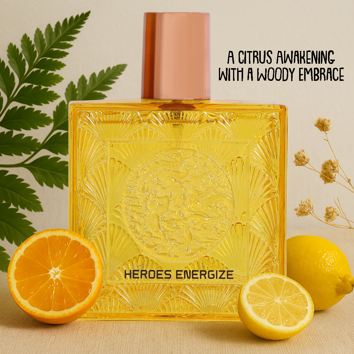 Heroes Energize Spray Cologne Eau De Toilette For Men - 90ML/3.0 FL.OZ.