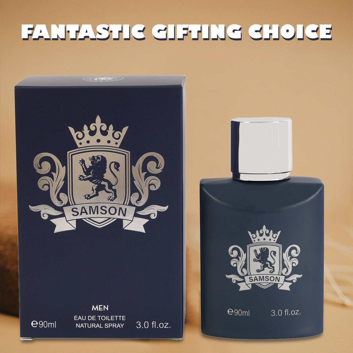 Samson Spray Cologne Eau De Toilette For Men - 90ML/3.0 FL.OZ.