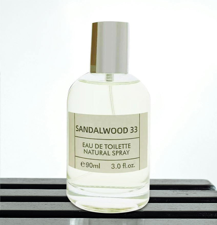 Sandalwood 33 Spray Perfume Eau De Toilette For Men & Women - 90ML/3.0FL.OZ.