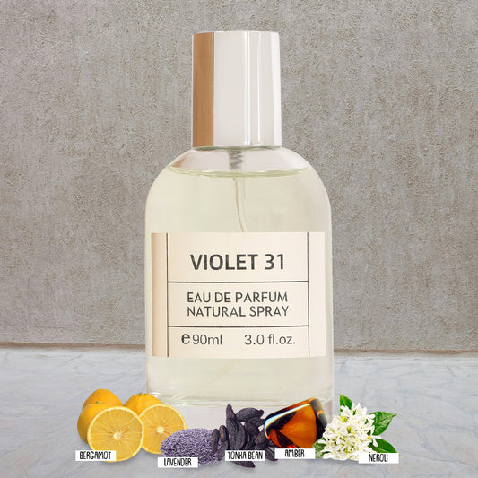 Violet 31 Spray Perfume Eau De Parfum For Men And Women - 90ML/3.0 FL.OZ.