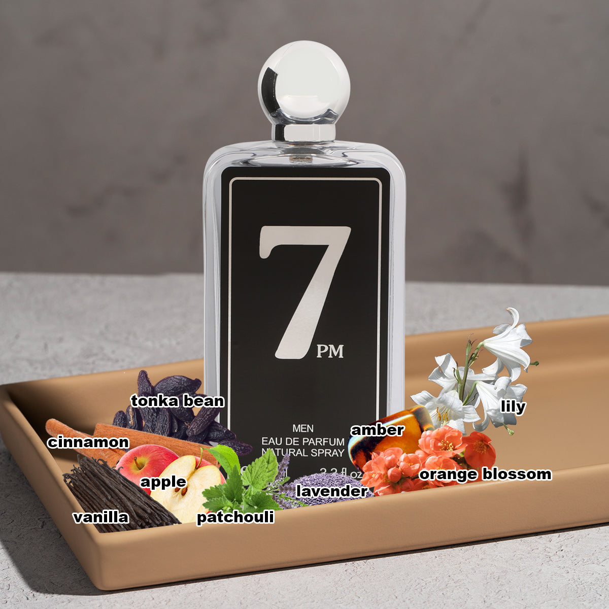 7 PM Spray Perfume Eau De Parfum For Men - 100ML/3.3 FL.OZ.