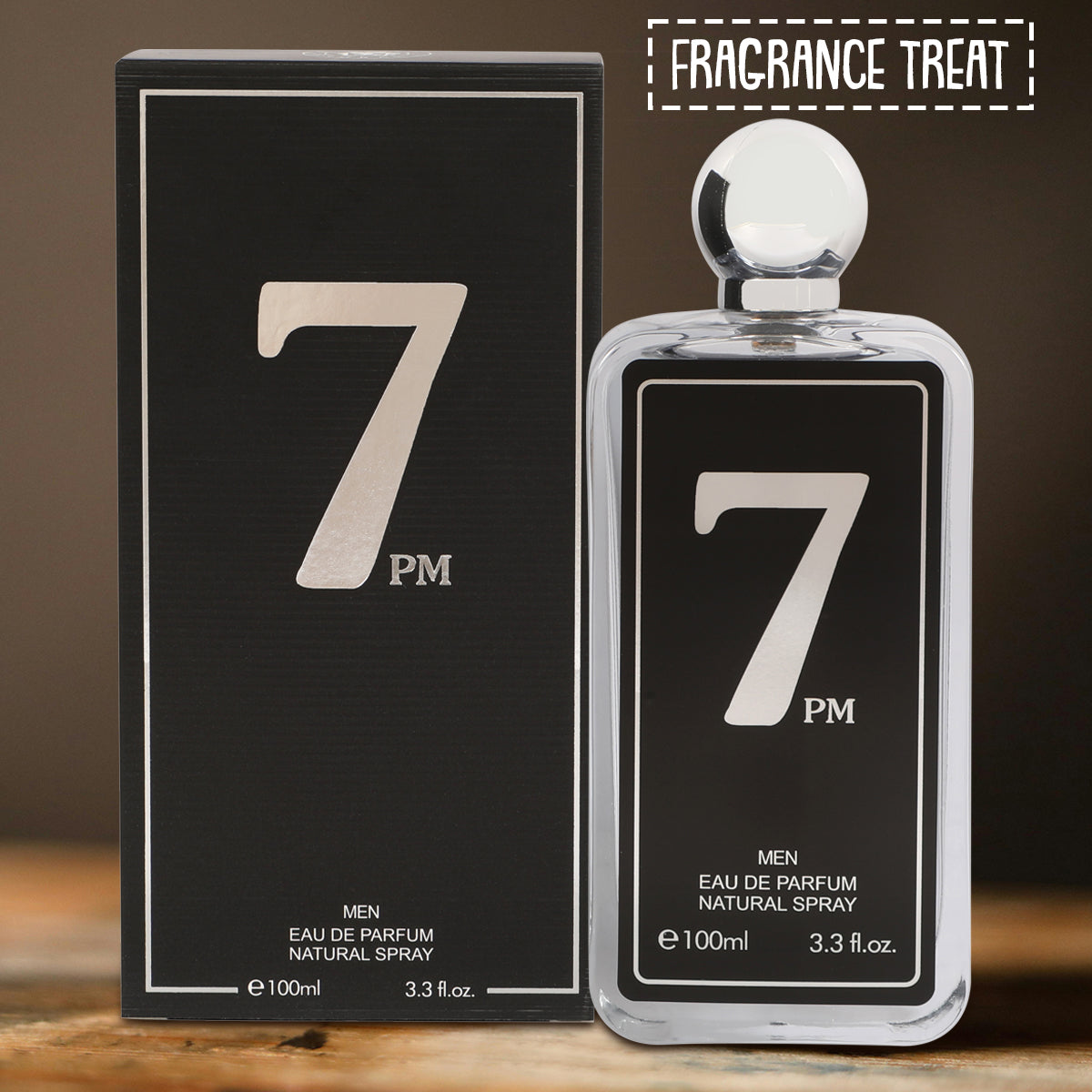 7 PM Spray Perfume Eau De Parfum For Men - 100ML/3.3 FL.OZ.