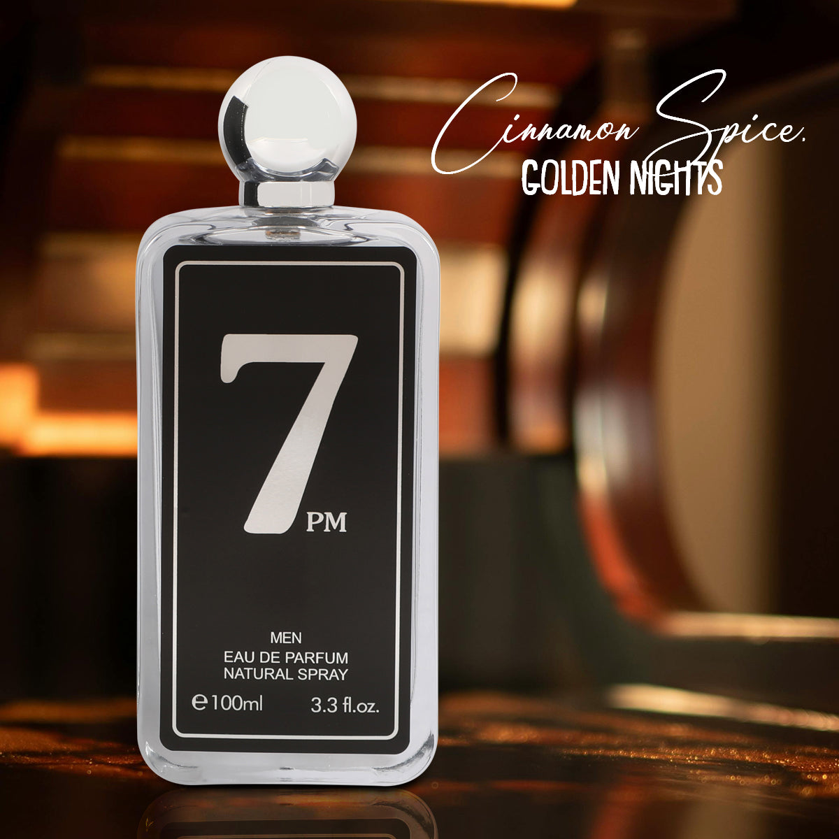 7 PM Spray Perfume Eau De Parfum For Men - 100ML/3.3 FL.OZ.