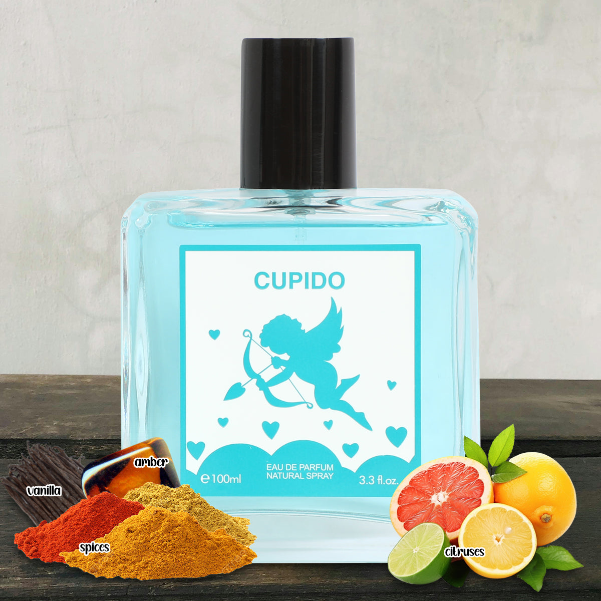 Cupido Spray Perfume Eau De Parfum For Men And Women - 100ML/3.3FL.OZ.