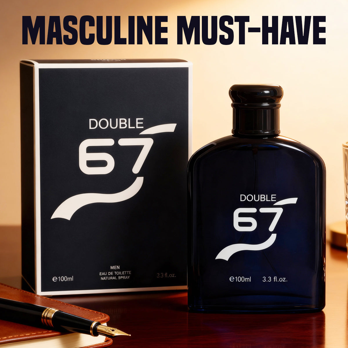 Double 67 Spray Cologne Eau De Toilette For Men - 100ML/3.3 FL.OZ.