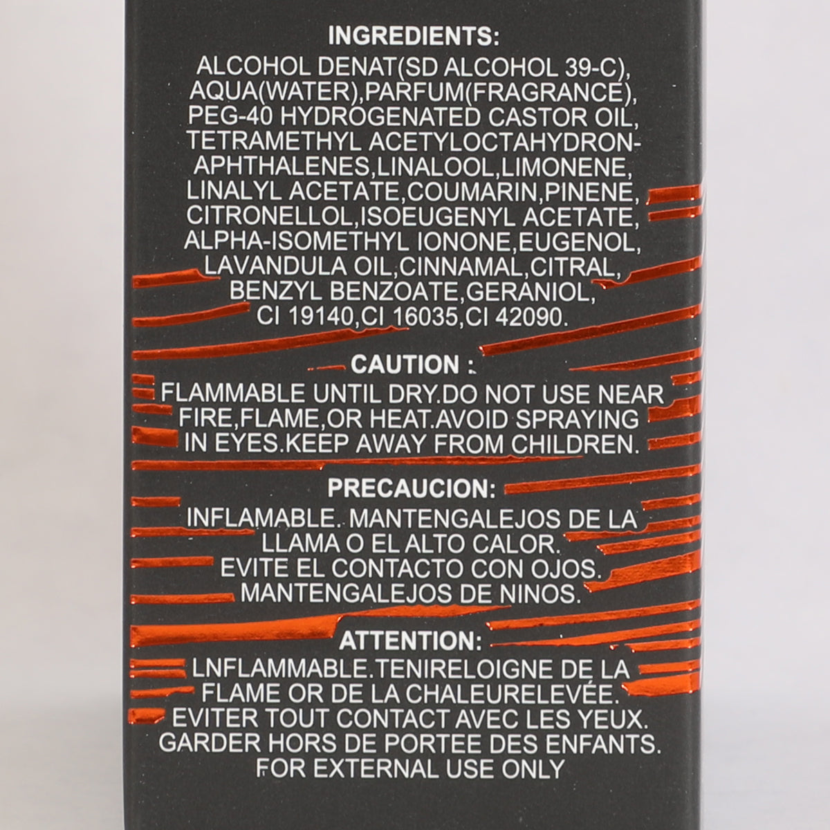 Stronger Together Intensely Spray Perfume Eau De Parfum For Men - 100ML/3.3FL.OZ.
