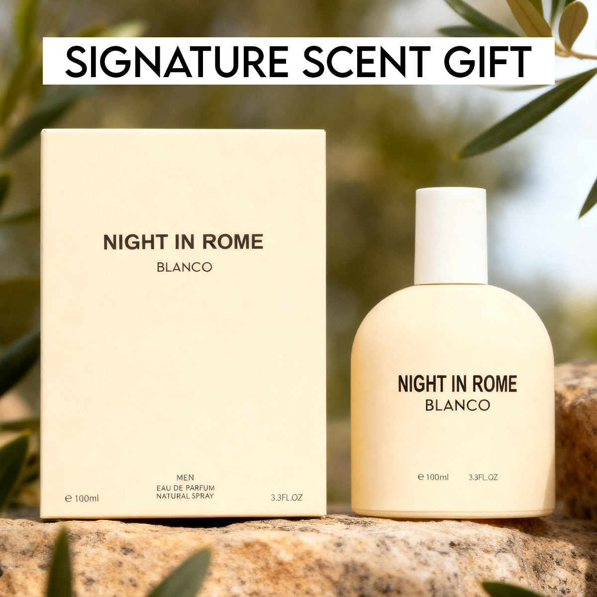 Night In Rome Blanco Spray Perfume Eau De Parfum For Men - 100ML/3.3FL.OZ.