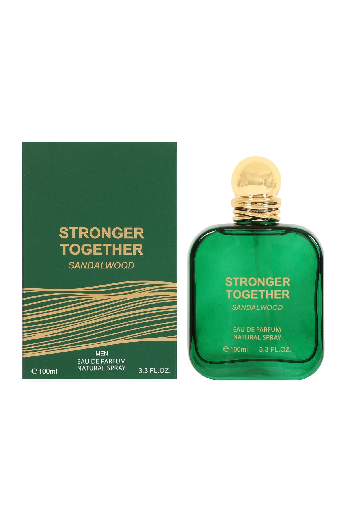 Stronger Together Sandalwood Spray Perfume Eau De Parfum For Men And Women 100ML/3.3FL.OZ.