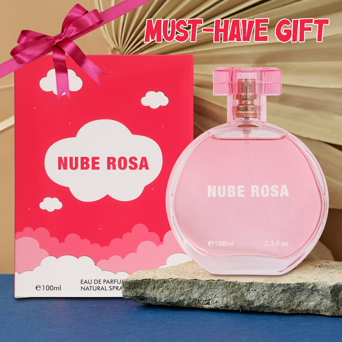 Nube Rosa Spray Perfume Eau De Parfum For Women - 100ML/3.3 FL. OZ.