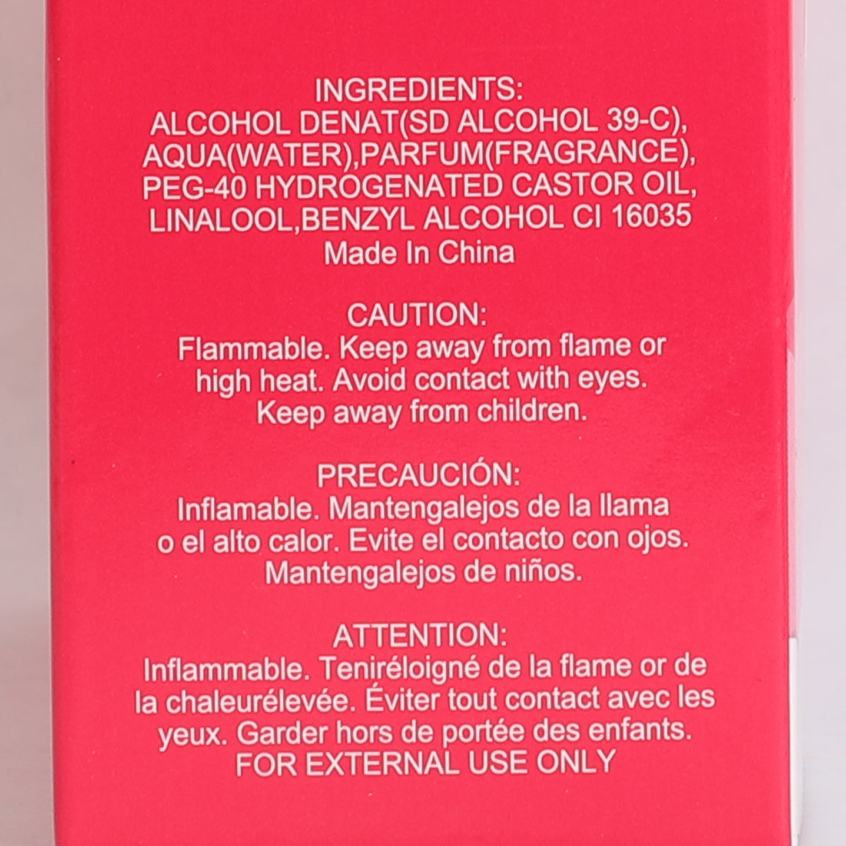 Nube Rosa Spray Perfume Eau De Parfum For Women - 100ML/3.3 FL. OZ.