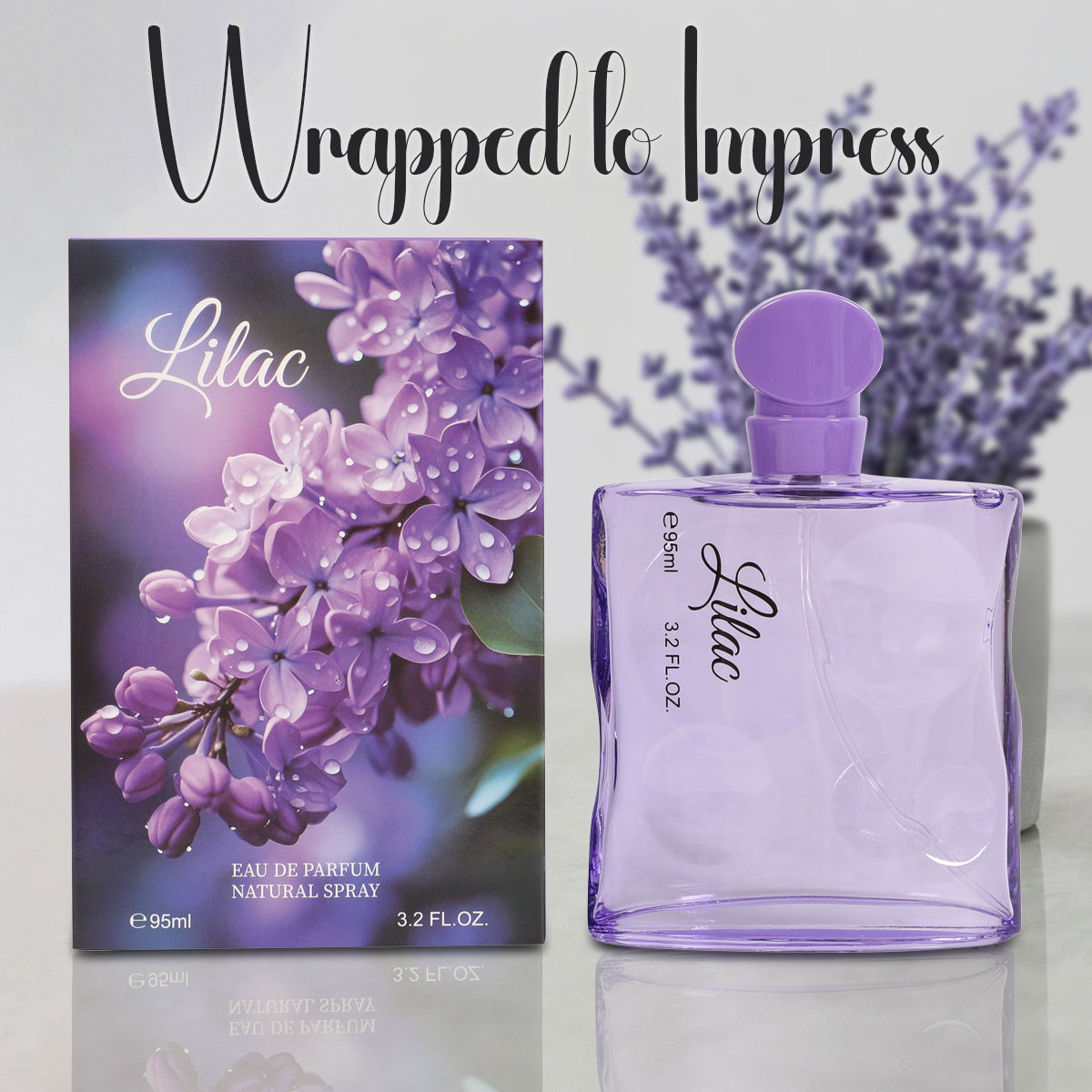 Lilac Spray Perfume Eau De Parfum For Women - 95ML/3.2 FL.OZ.