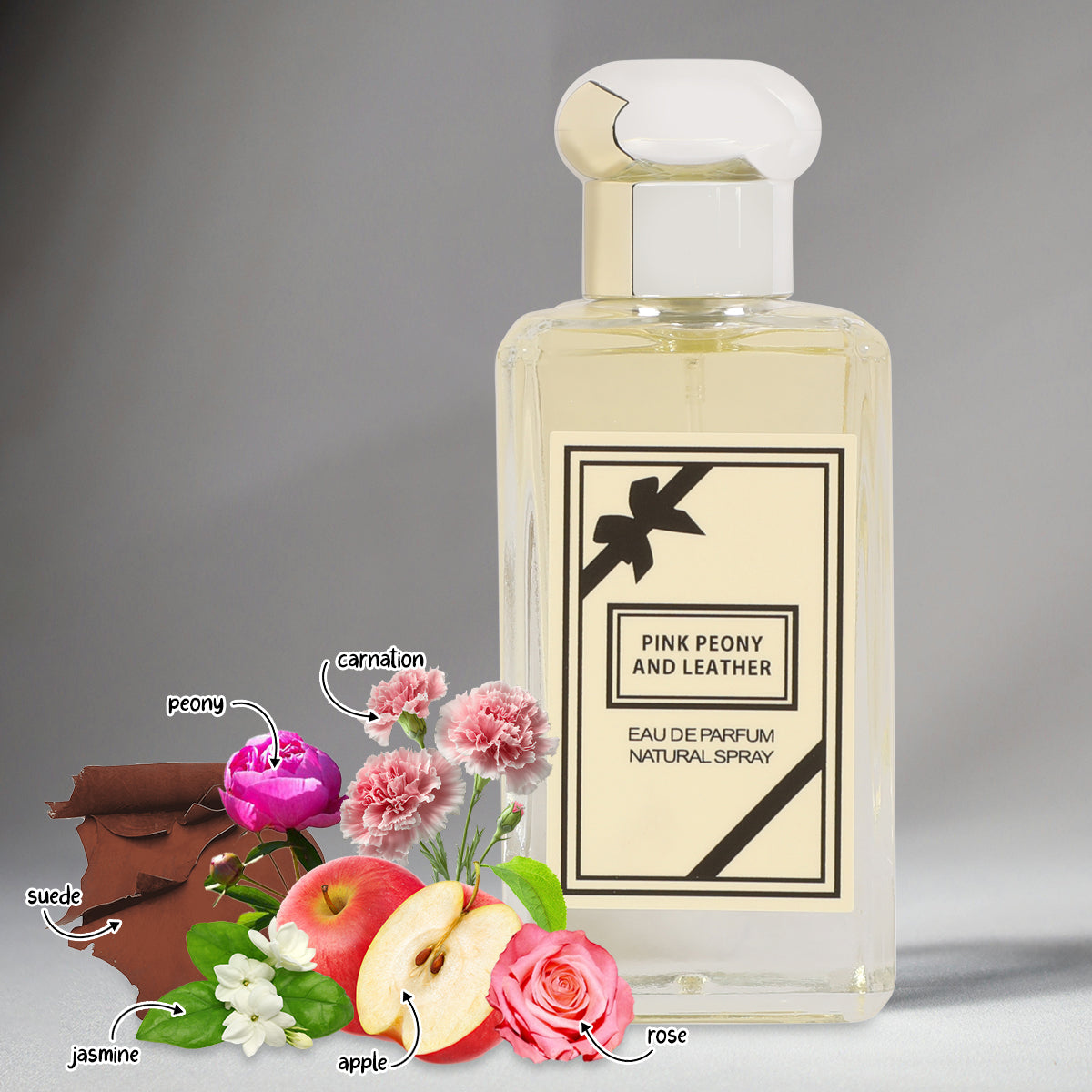 Pink Peoy And Leather Spray Perfume Eau De Parfum For Women - 90ML/3.0 FL.OZ.