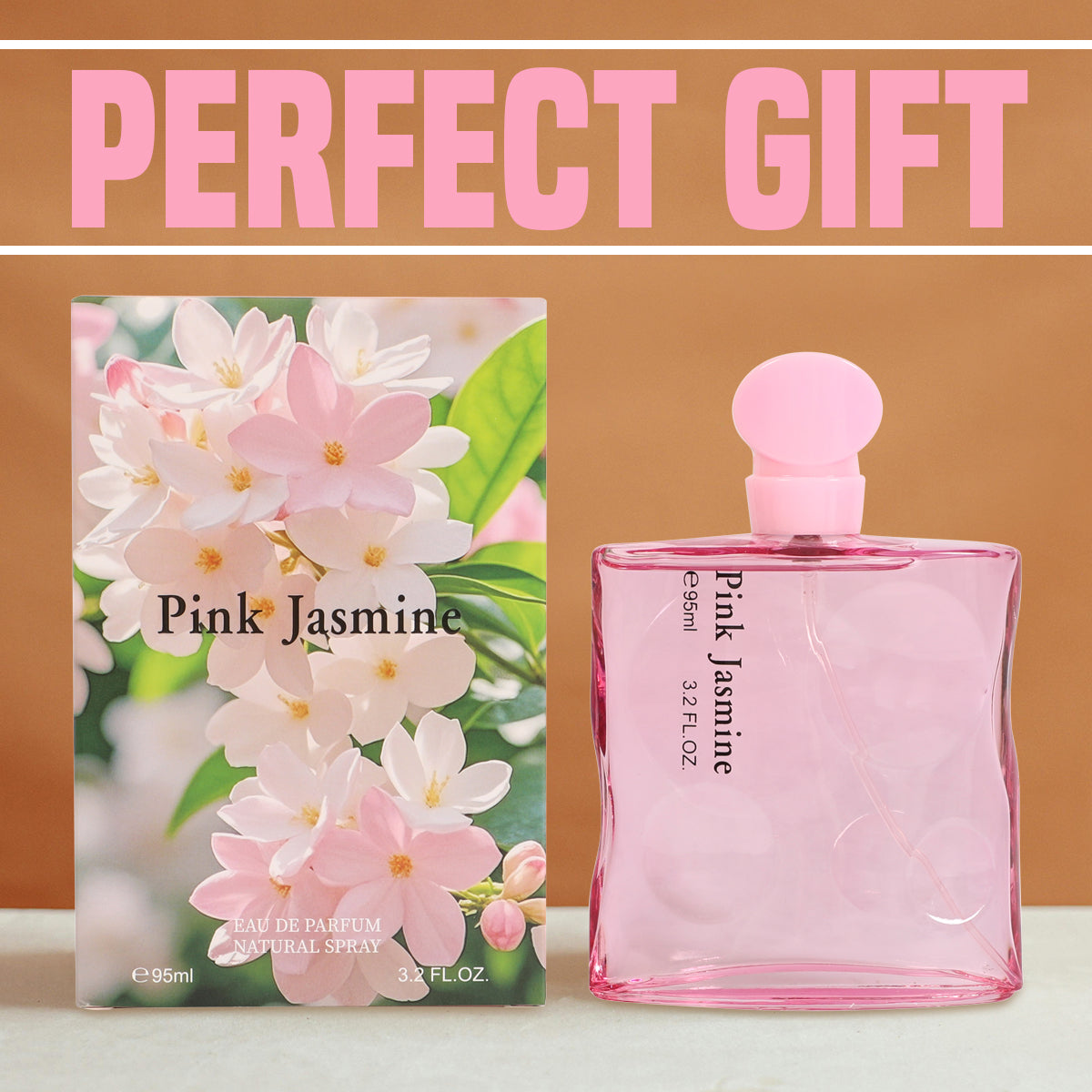 Pink Jasmine Spray Perfume Eau De Parfum For Women - 95ML/3.2 FL.OZ./