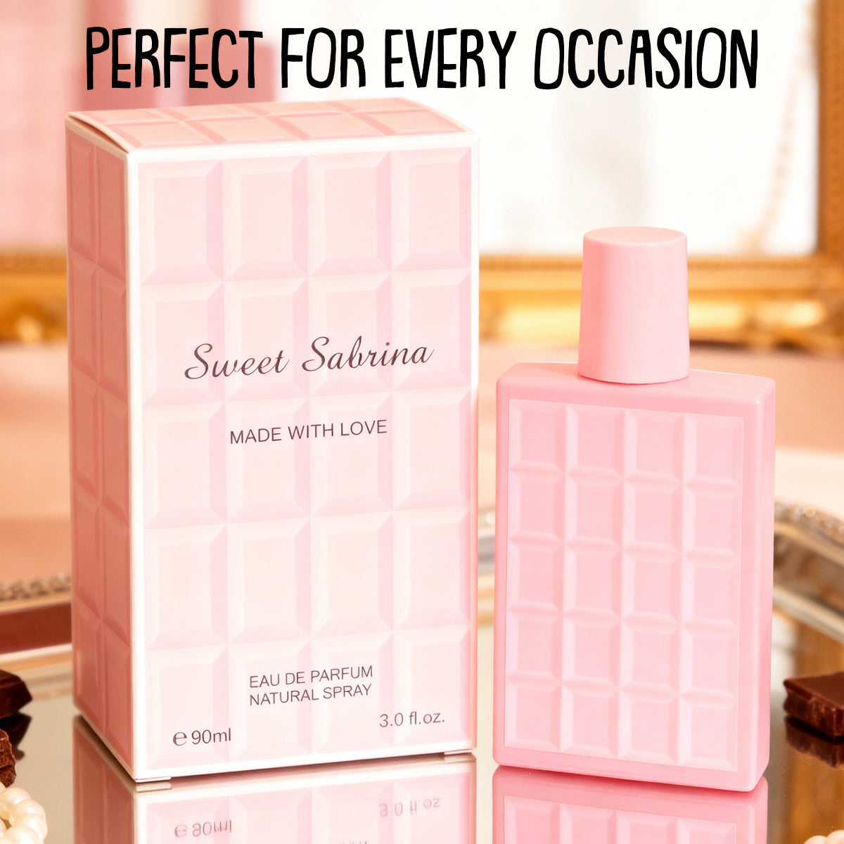 Sweet Sabrina Made With Love Spray Perfume Eau De Parfum For Women - 90ML/3.0FL.OZ./3PCS
