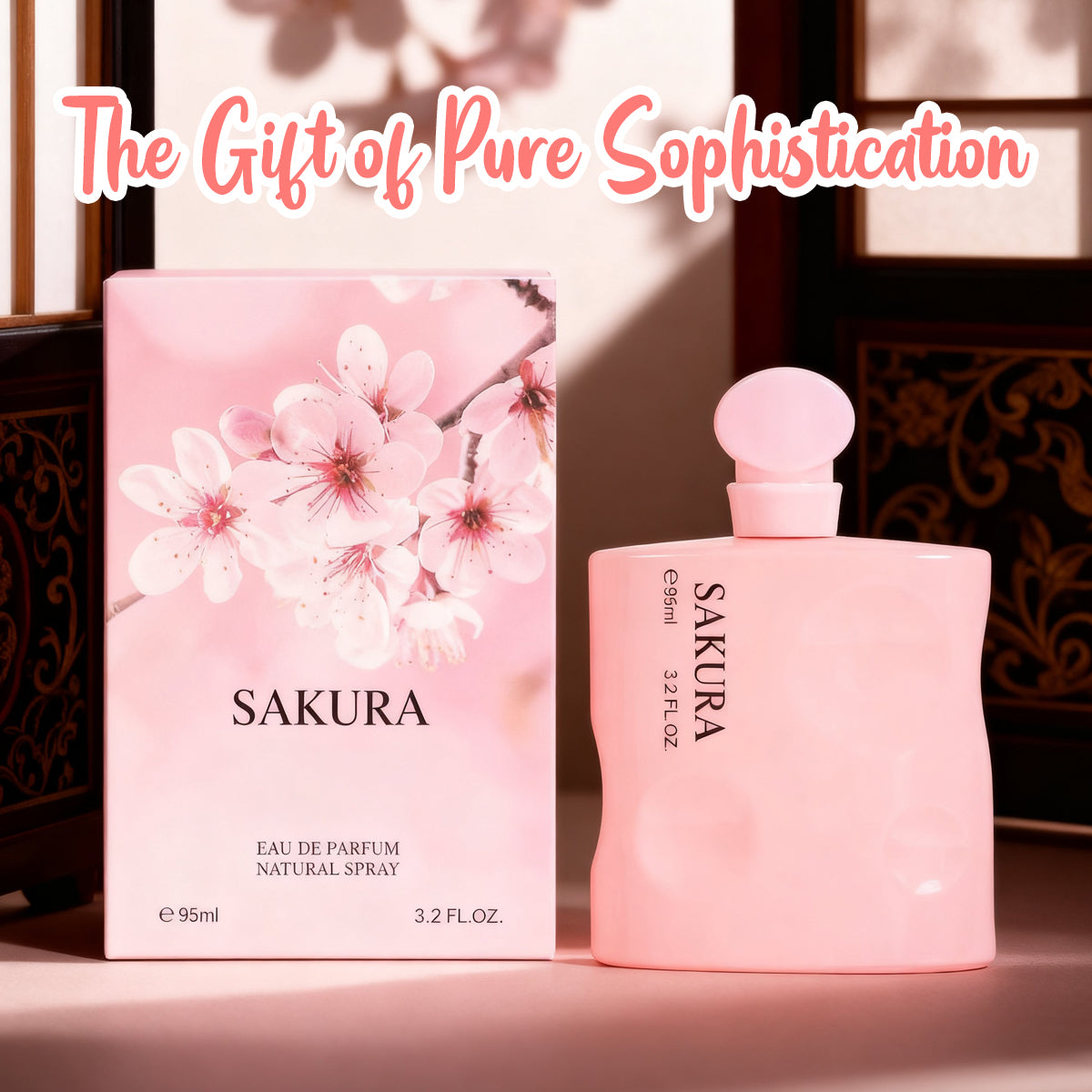 Sakura Spray Perfume Eau De Parfum For Women - 95ML/3.2FL.OZ./3PCS