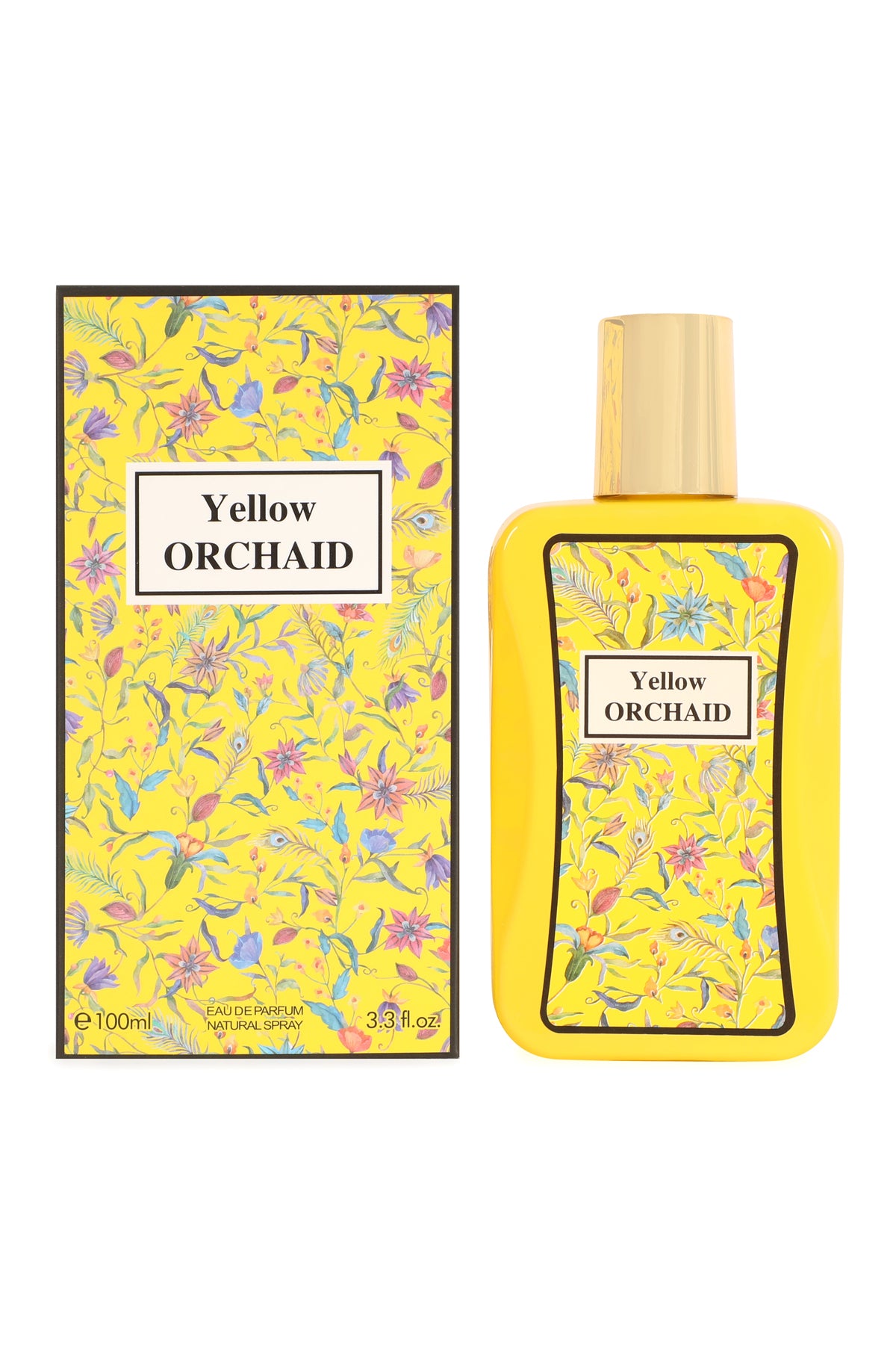 Yellow Orchaid Spray Perfume Eau De Parfum For Women - 100ML/3.3FL.OZ./3PCS