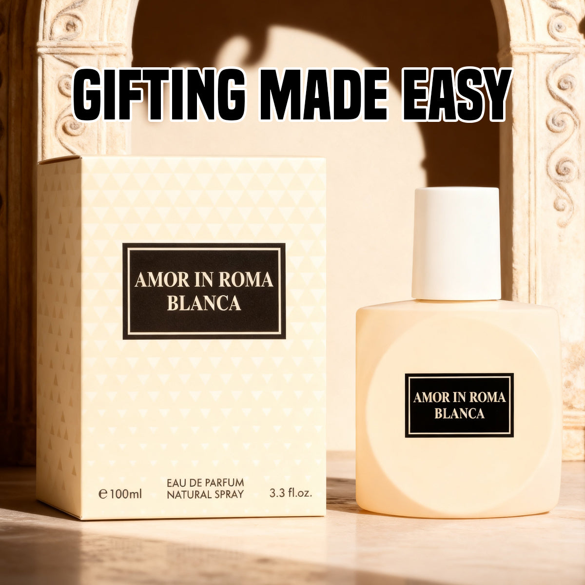 Amor In Roma Blanca Spray Perfume Eau De Parfum For Women - 100ML/3.3FL.OZ.