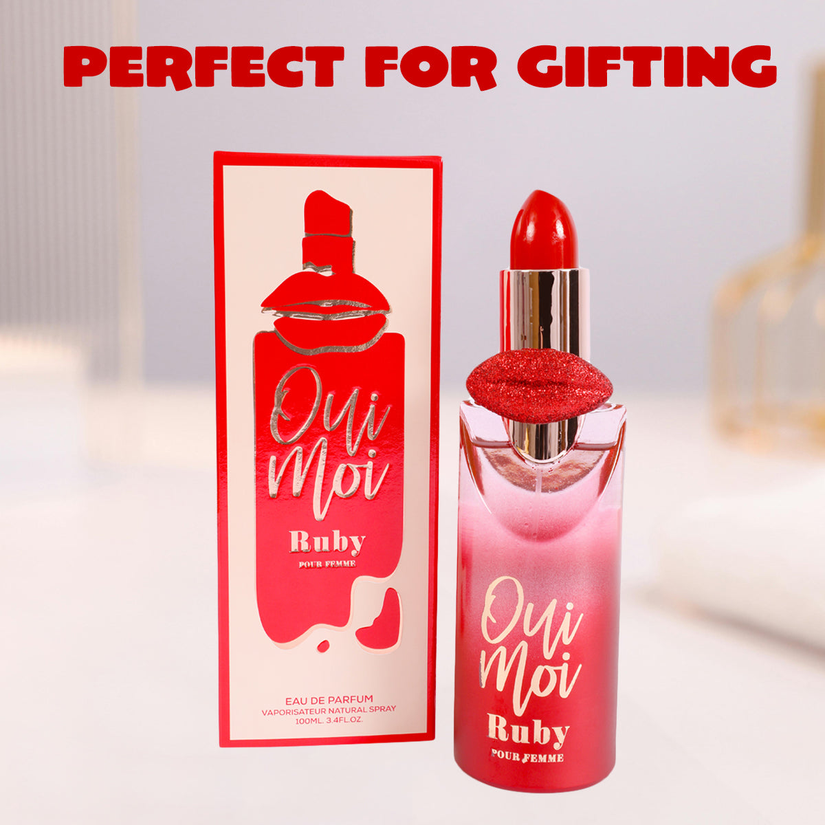 Oui Moi Ruby Spray Perfume Eau De Parfum For Women - 100ML/3.4 FL.OZ.