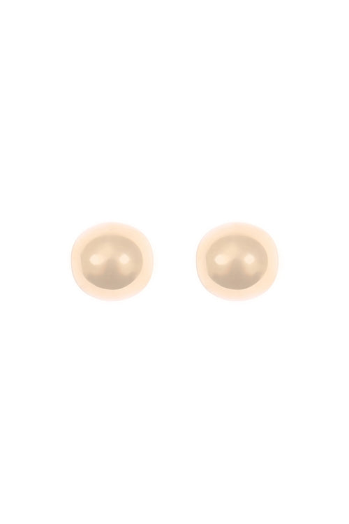 Puffy Dome Stud Earrings