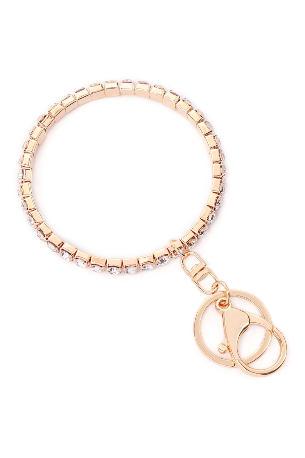 Rhinestone Bangle Keyring