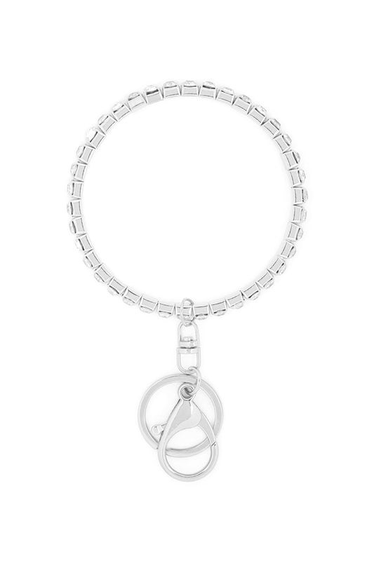 Rhinestone Bangle Keyring
