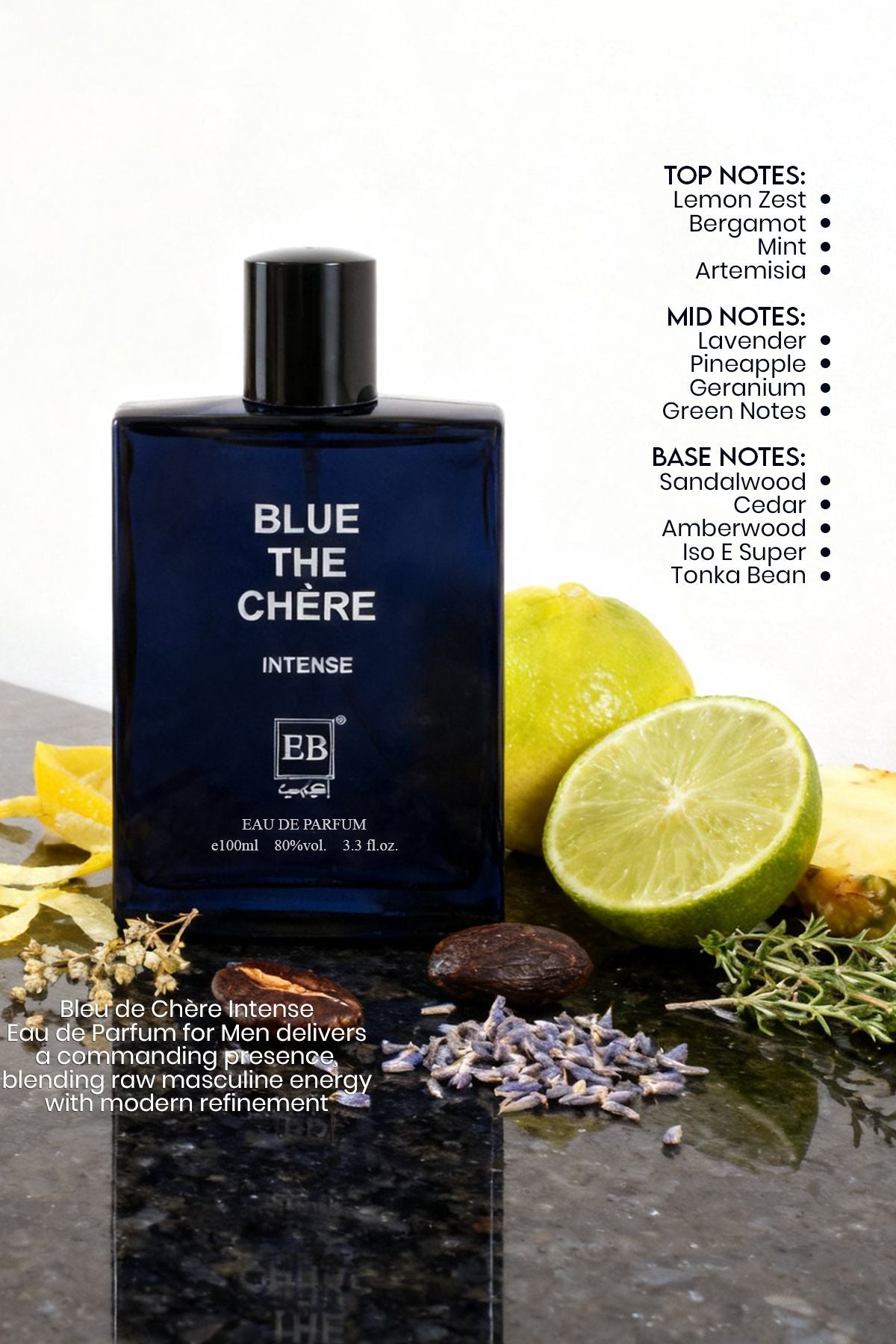 Blue The Chere Intense Spray Perfume Eau De Parfum For Men