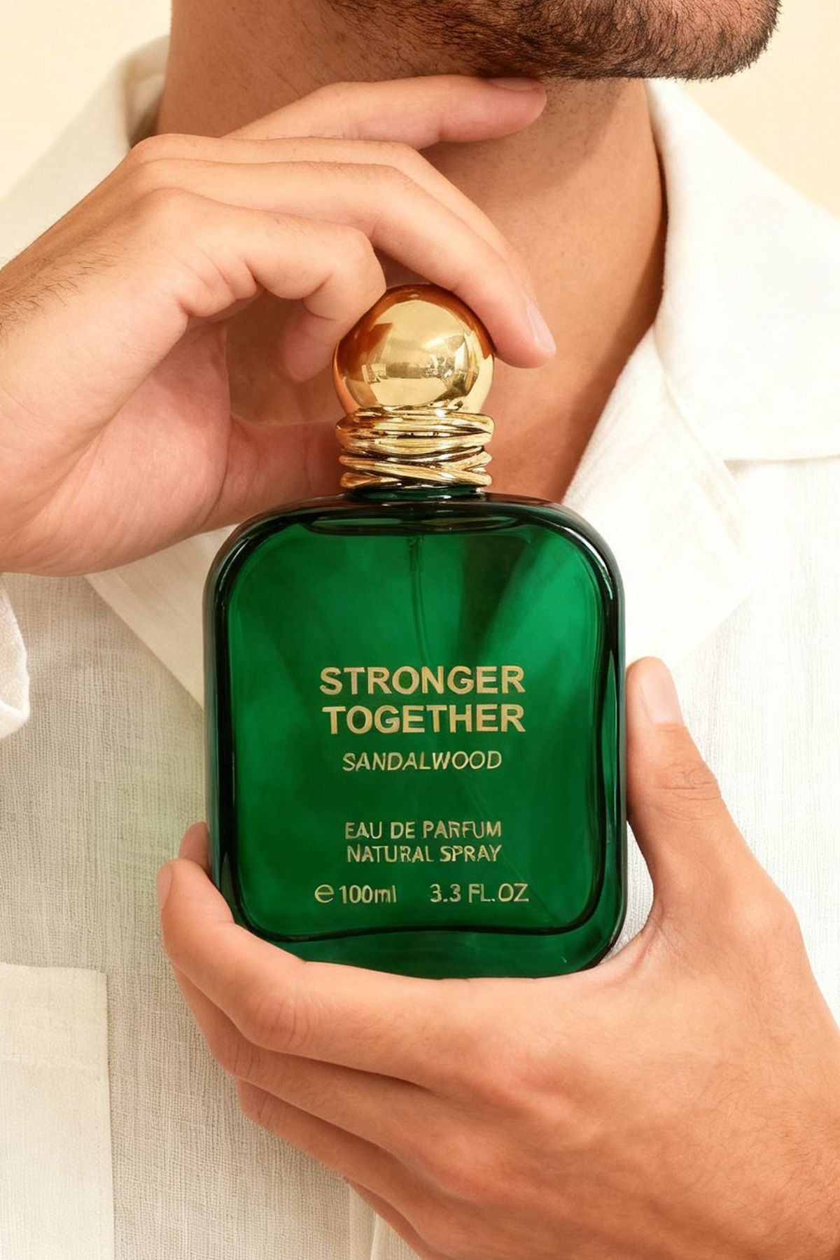 Stronger Together Sandalwood Spray Perfume Eau De Parfum For Men And Women 100ML/3.3FL.OZ.