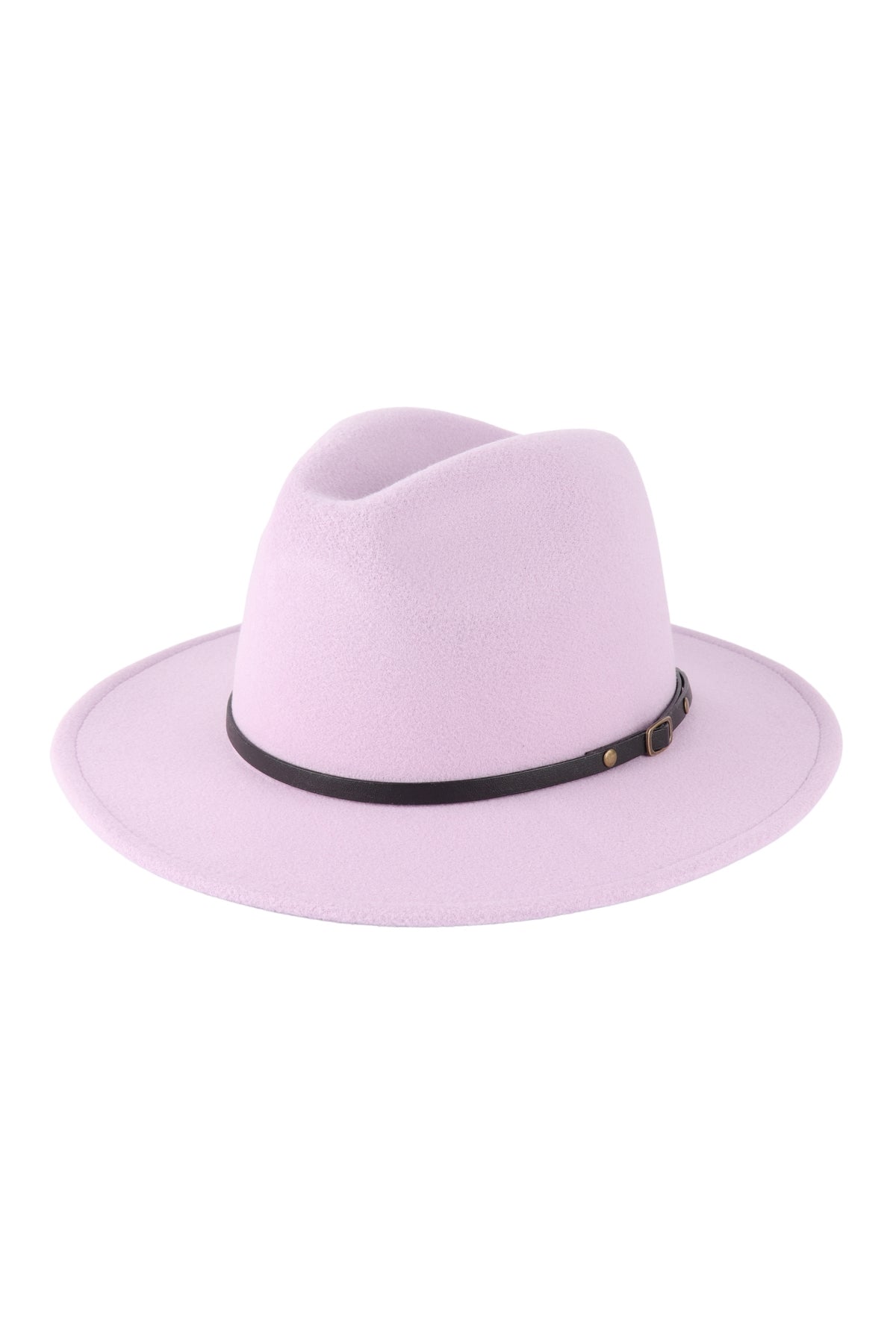 Brim Panama Hat With PU Band