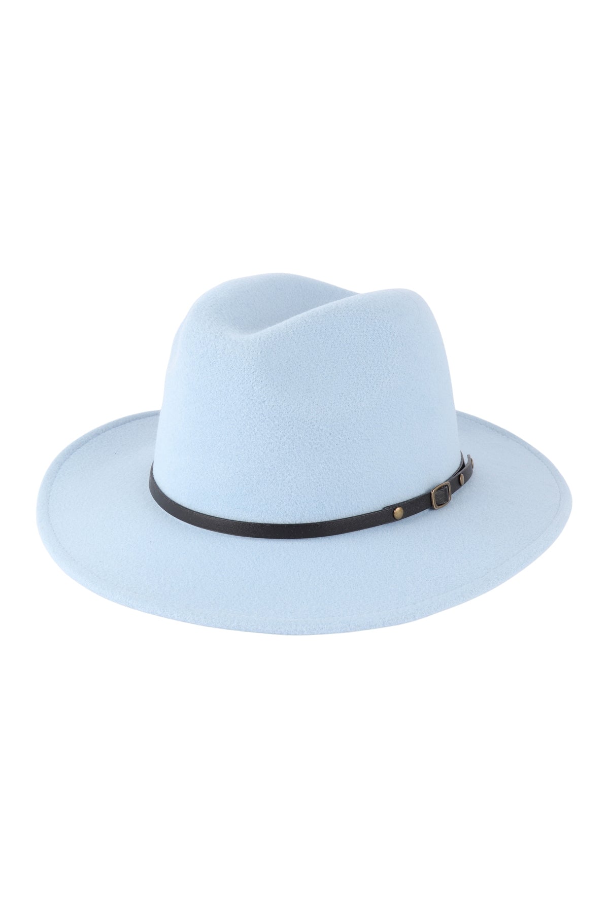 Brim Panama Hat With PU Band