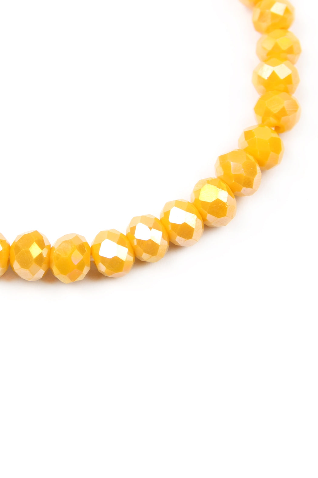 Love And Be Loved 6mm Glass Beads Stretch Bracelet