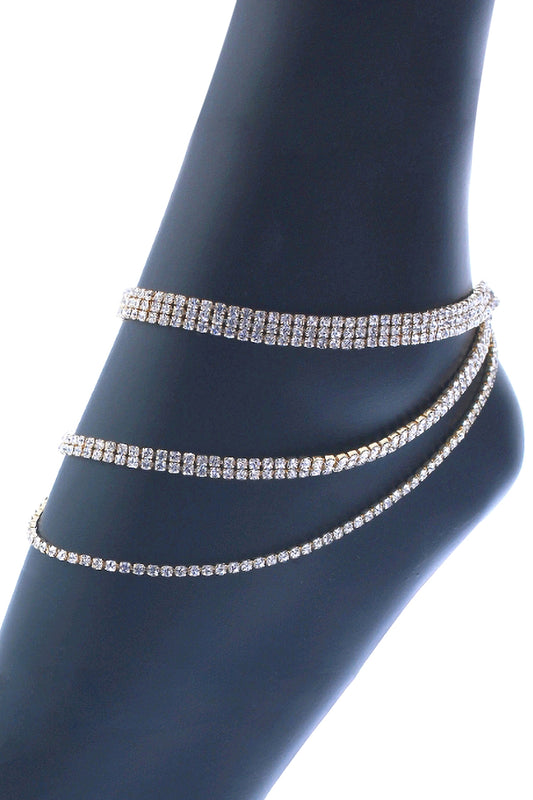 Row 3 Layered Anklet