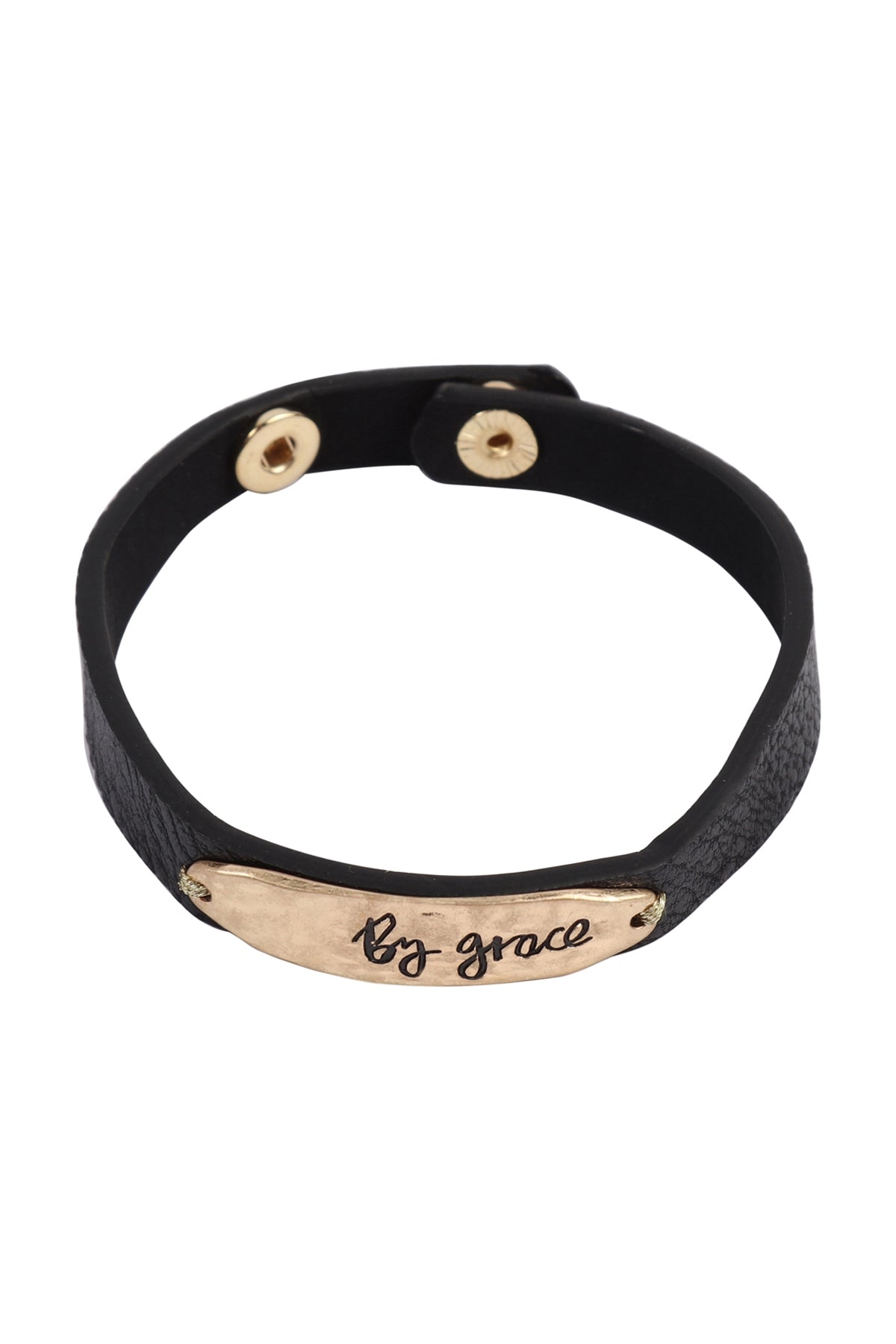 "Grace" Leather Strap Bracelet