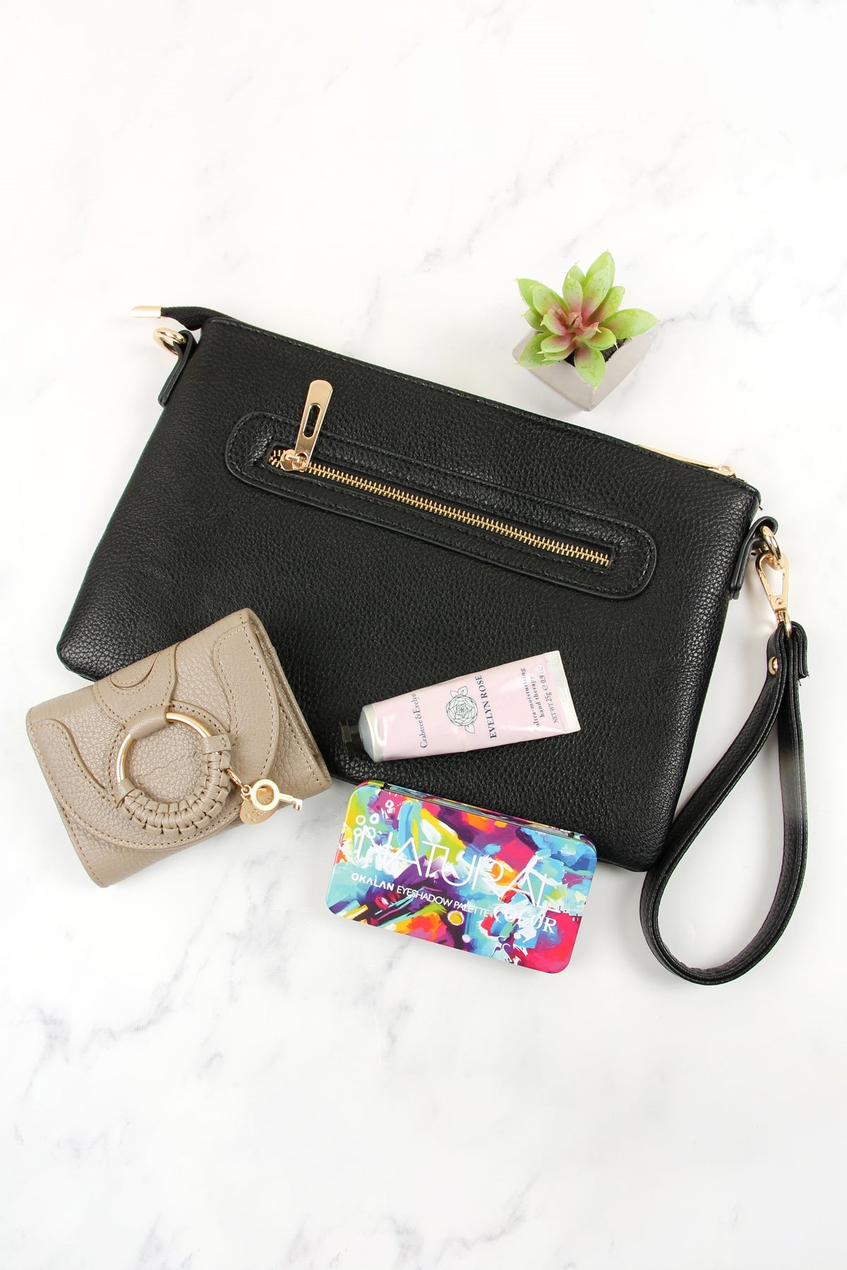 Crossbody Wristlet Bag