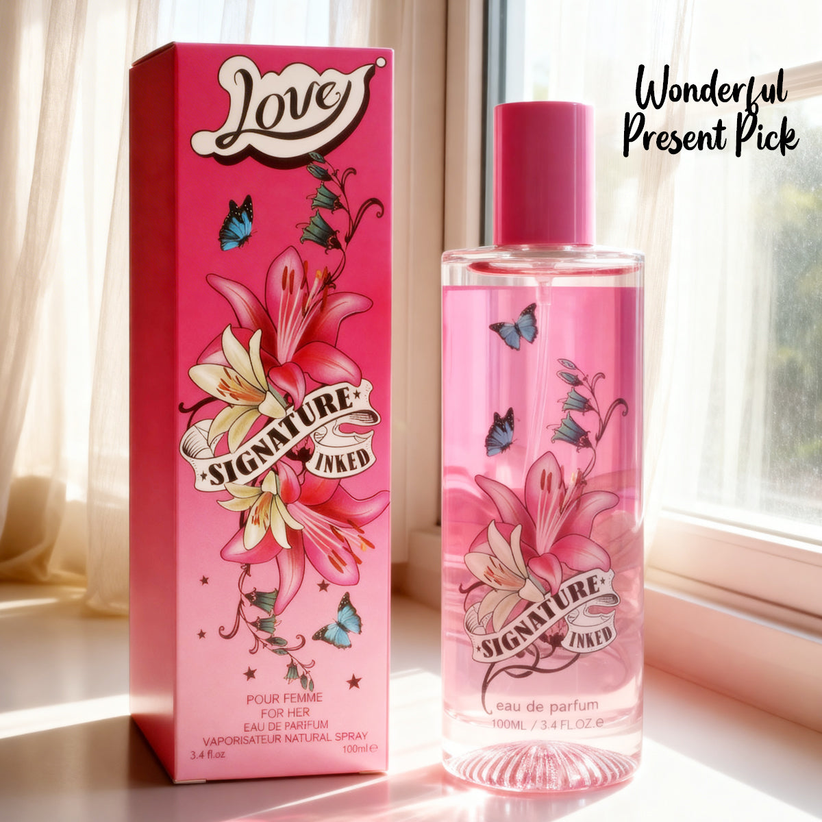 Love Signature Inked Spray Perfume Eau De Parfum For Women - 100ML/3.4FL.OZ.