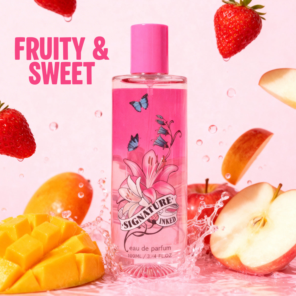Love Signature Inked Spray Perfume Eau De Parfum For Women - 100ML/3.4FL.OZ.