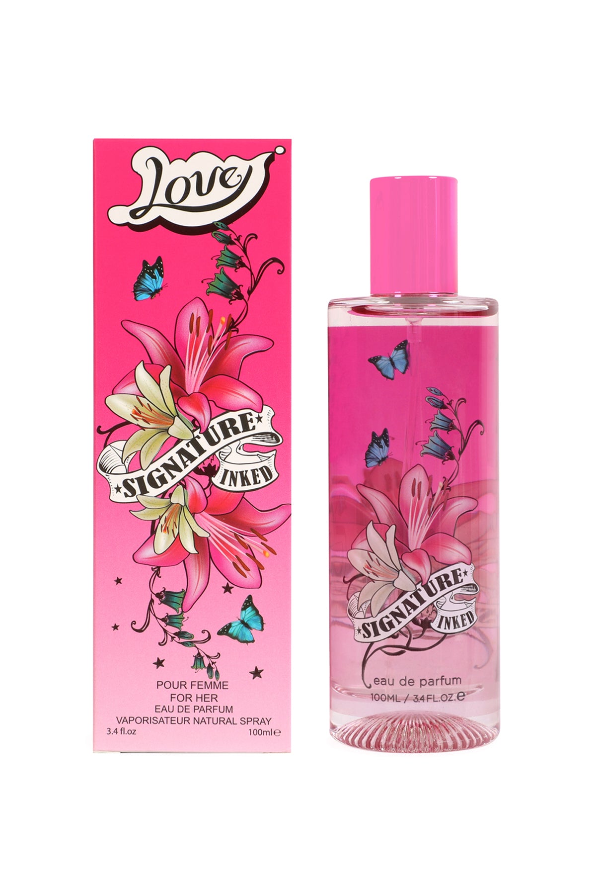 Love Signature Inked Spray Perfume Eau De Parfum For Women - 100ML/3.4FL.OZ.