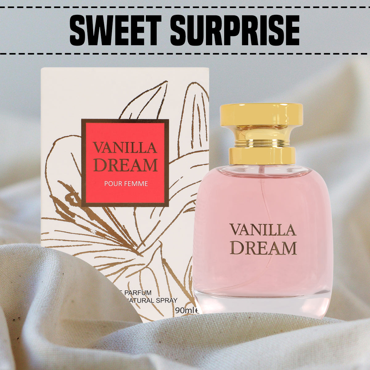 Vanilla Dream Spray Perfume Eau De Parfum For Women - 90ML/3.0 FL.OZ./3PCS