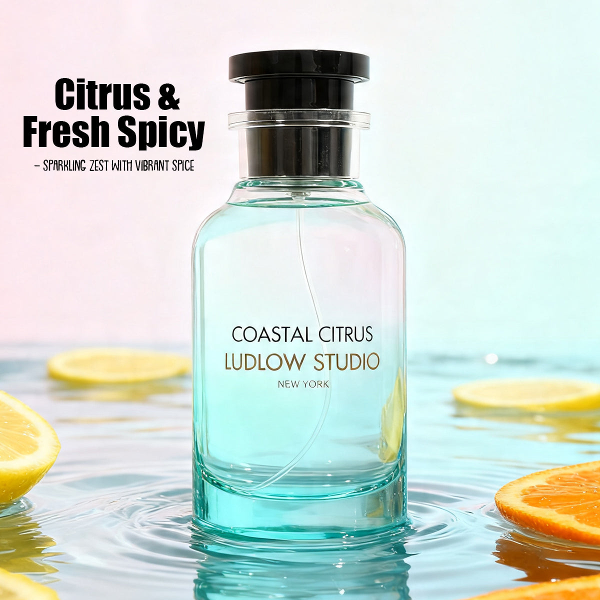 Coastal Citrus Ludlow Studio New York Spray Perfume Eau De Parfum For Women - 100ML/3.4FL.OZ./3PCS
